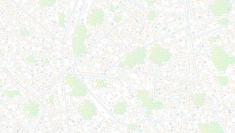 Abstract map downtown district. Geolocation your location on map with river. Stock Illustration