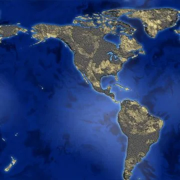 Abstract map of the earth Stock Illustration