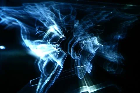 Abstract map glow Illustrazione stock
