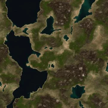 Abstract map of land Illustrazione stock