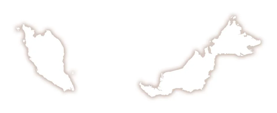 Abstract map of Malaysia Stock Illustration