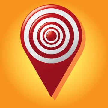 Abstract Map Pinter 库存插图