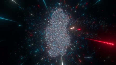 Abstract map of Qatar Stock Footage 197172091