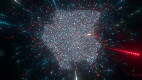 Abstract map of Suriname Stock Footage 197139704