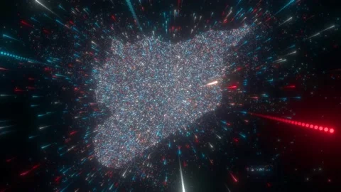 Abstract map of Syria Stock Footage 197132935