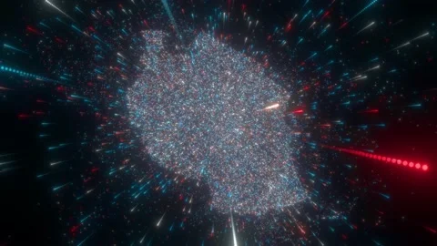 Abstract map of Tanzania Stock Footage 197133062