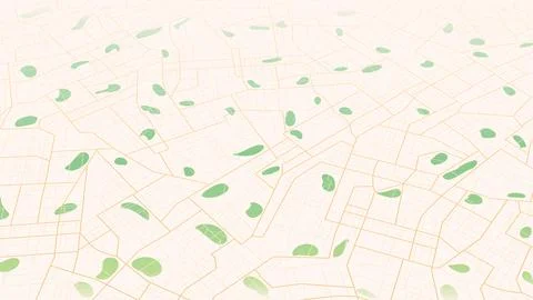 Abstract map with unique lines, geometric background. City top view. Streets Stock Illustration