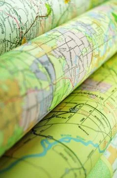 Abstract maps Stock Photos