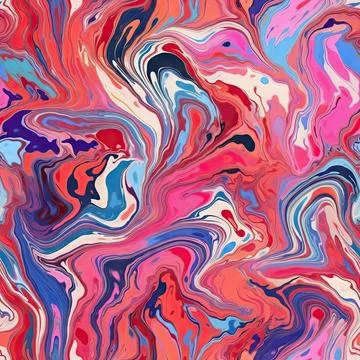 Abstract marble alcohol ink colorful pattern design line, arts. Hand drawn .. Stock Illustration