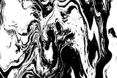 Abstract marble background. Black and white grunge texture. Vector illustration Stock Illustration