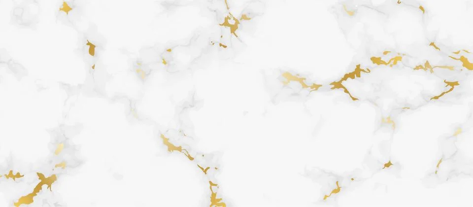Abstract marble background for decorative design. Modern white gray and gol.. Illustrazione stock