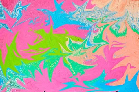 Abstract marble background in multicolored texture close up. Stock Photos