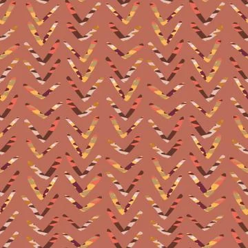 Abstract Marble Chevron Texture. Vector Pattern Seamless Background. Vertical Stock Illustration