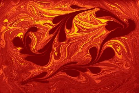 Abstract marble floral pattern texture. Traditional art of Ebru marbling Stock Illustration
