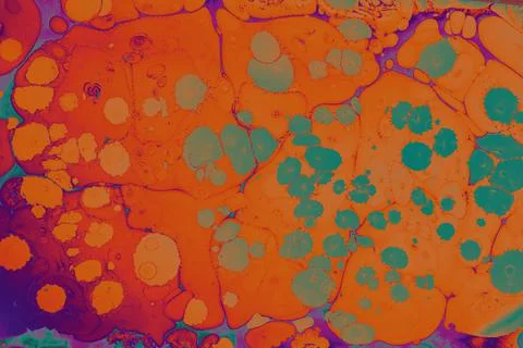 Abstract marble floral pattern texture. Traditional art of Ebru marbling Stock Photos