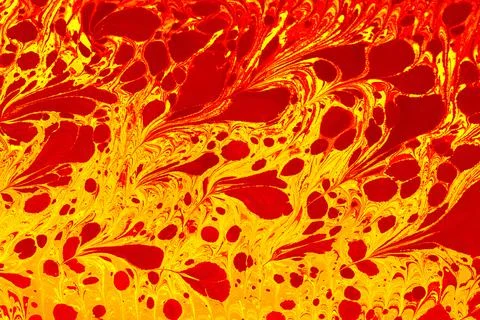 Abstract marble floral pattern texture. Traditional art of Ebru marbling Foto stock