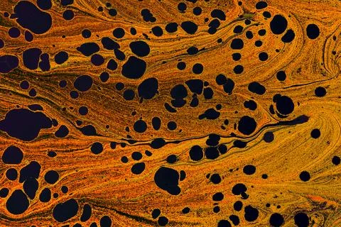Abstract marble floral pattern texture. Traditional art of Ebru marbling Stock Photos