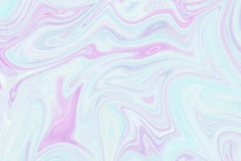 Abstract marble liquid background with swirling pastel colors of soft pink Stock Illustration