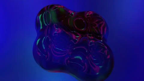 Abstract Marble metaballs Stock Illustration