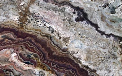 Abstract marble multicolored dark wavy texture Stock Illustration