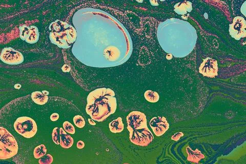 Abstract marble pattern texture. Traditional art of Ebru marbling Stock Photos