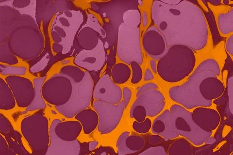 Abstract marble pattern texture. Traditional art of Ebru marbling Stock Photos