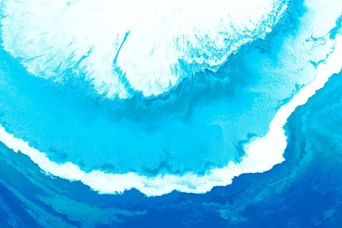 Abstract marble pattern with wavy texture. Traditional art of Ebru marbling Stock Photos