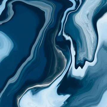 Abstract marble texture, Fluid design backgrounds. Colorful abstract painting Stock Illustration