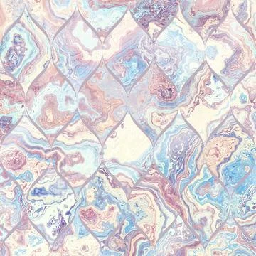 Abstract Marble texture. Fractal digital Art Background. High Resolution. Mosaic Stock Illustration