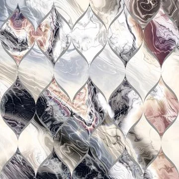 Abstract Marble texture. Fractal digital Art Background. High Resolution. Mos Stock Illustration