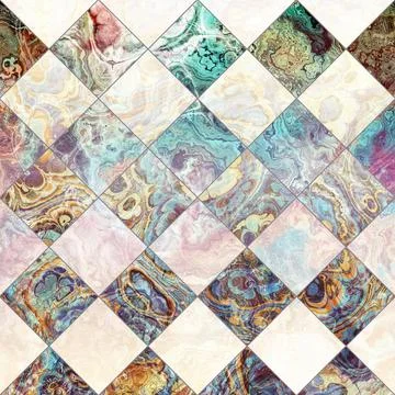 Abstract Marble texture. Fractal digital Art Background. High Resolution. Mos Stock Illustration