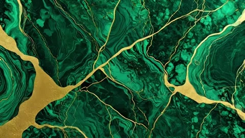 Abstract marble texture with gold touch Stock-Footage 309124663