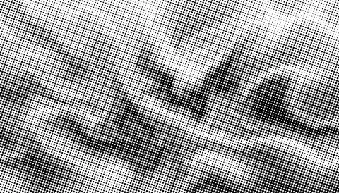 Abstract marble wave halftone black and white texture. Monochrome background for Stock Illustration