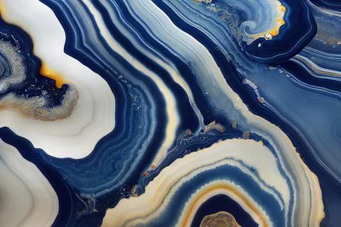 Abstract Marble Waves Acrylic Background. Agate Ripple Pattern Stock Illustration