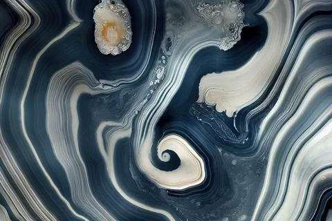 Abstract Marble Waves Acrylic Background. Agate Ripple Pattern Illustrazione stock