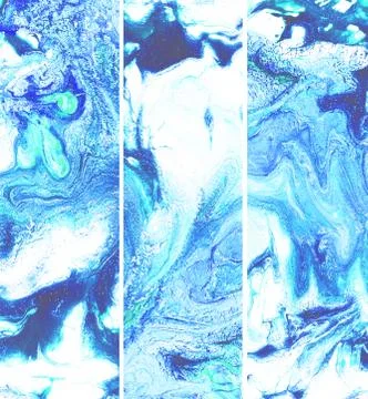 Abstract marbled ink background. Stock Illustration