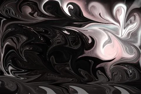 Abstract Marbled Swirling Background Stock Illustration