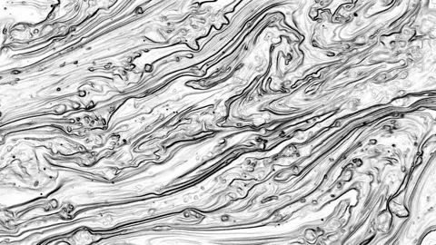 Abstract Marbleized Black and White Creative Colors Effect Background 39 Stock Footage 321566248