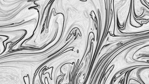 Abstract Marbleized Black and White Creative Colors Effect Background 61 Stock Footage 323030347