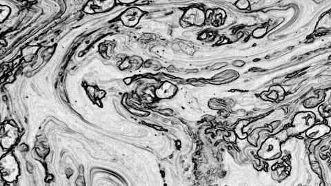 Abstract Marbleized Black and White Creative Colors Effect Background 89 Stock Footage 326548231