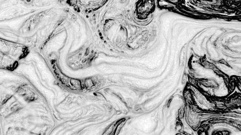 Abstract Marbleized Black and White Creative Colors Effect Background 98 Stock Footage 326554217