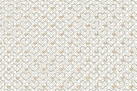 Abstract marbling heart pattern for fabric, tile design. background . Abstrac Stock Illustration