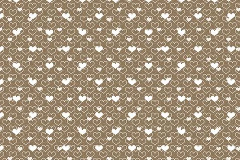 Abstract marbling heart pattern for fabric, tile design. background . Abstrac Stock Illustration