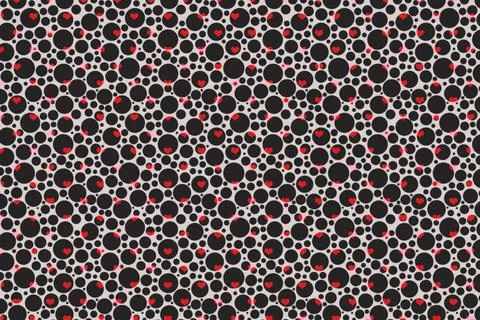 Abstract marbling heart pattern for fabric, tile design. background . Abstrac Stock Illustration