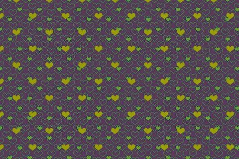 Abstract marbling heart pattern for fabric, tile design. background . Abstr.. Stock Illustration