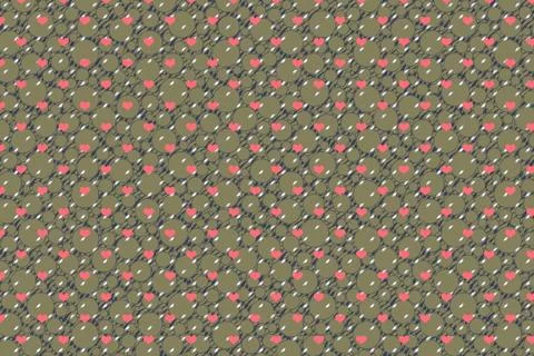 Abstract marbling heart pattern for fabric, tile design. background . Abstr.. Stock Illustration