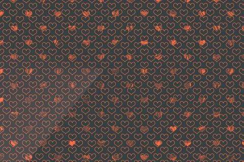 Abstract marbling heart pattern for fabric, tile design. background . Abstr.. Stock Illustration