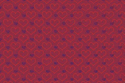 Abstract marbling heart pattern for fabric, tile design. background . Abstr.. Stock Illustration