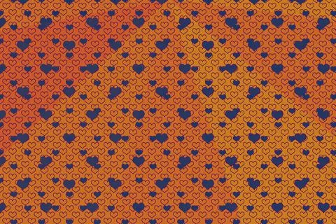 Abstract marbling heart pattern for fabric, tile design. background . Abstr.. Stock Illustration