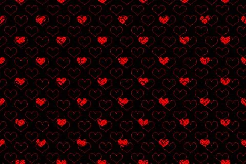Abstract marbling heart pattern for fabric, tile design. background . Abstr.. Stock Illustration